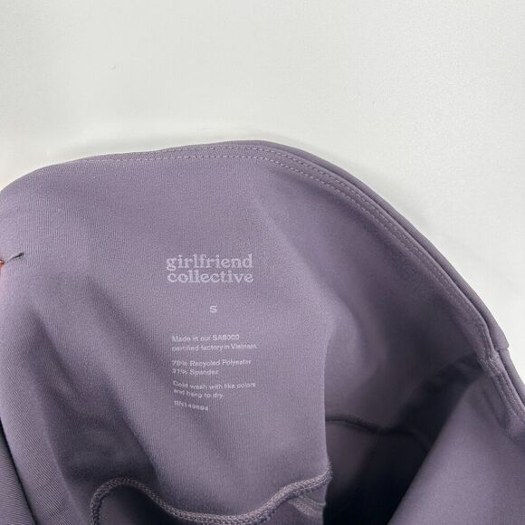 GIRLFRIEND COLLECTIVE Purple High Rise Ankle Workout Athletic Leggings Small - Picture 7 of 7